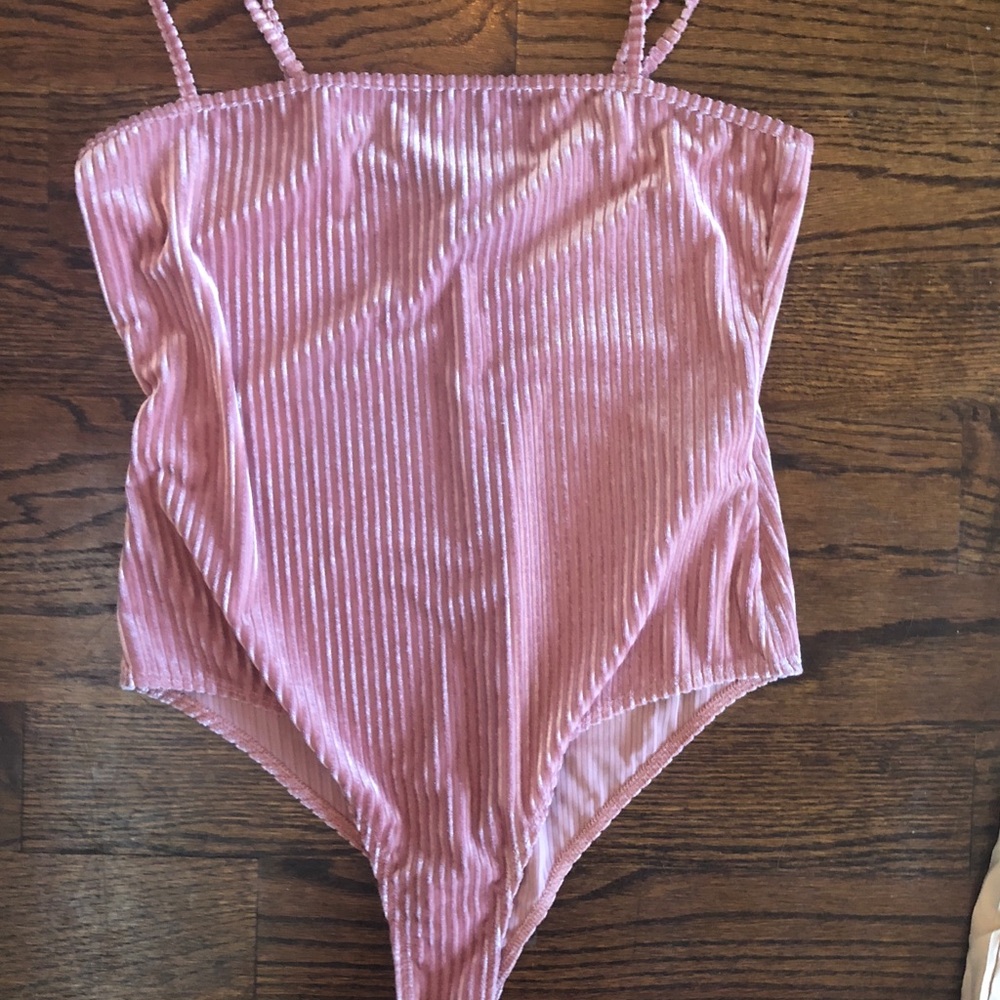 Pink bodysuit
